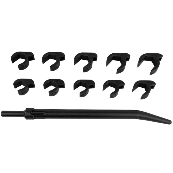 LTI TOOLS Metric Shockit Crows Foot Socket Wrench Set 11-Piece,