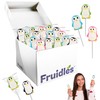 Fruidles Penguin Lollipops and Candy Rings Suckers, Fat-Free, Individually Wrapped