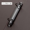 キングジム レザフェス リングファイル A4S 1961LF 茶