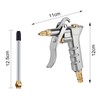 Air Blow Gun,Compressed Air Gun with Extension Nozzle with 1/4"