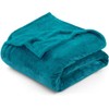 Utopia Bedding Turquoise Fleece Blanket [Double - 150 x 200