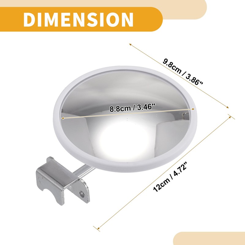 Partuto 1 Pair Universal Blind Spot Car Mirrors - Car
