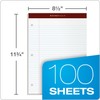 TOPS Docket Gold Writing Pads, 8-1/2" x 11-3/4", Narrow Rule,