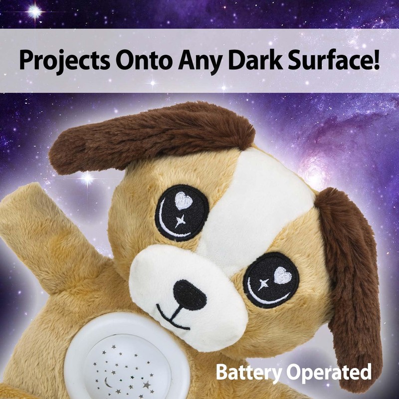 VFM - Dog Plush Sky Projector Night Light 9"
