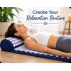 Acupressure Massage Mat and Pillow Set for Relaxation, Yoga Recovery