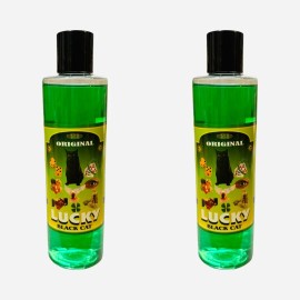 2PACK- LUCKY BLACK CAT Agua Espiritual Para Limpias Buena Suerte Dinero 16 oz