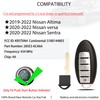 Smart Key Fob Remote Replacement Fits for Nissan Altima 2019