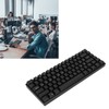 Mechanical Keyboard 82 Key RGB 3 Connection Modes Black Ergonomic