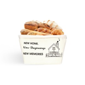 Fabric Bread Basket for House Warming Gifts New Home, The Best Housewarming Gift, Cool Ideas for First Sweet Home Essentials
