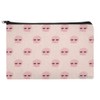 Seashells and Lashes Makeup Cosmetic Bag Organizer Pouch