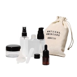 Corecos Travel Container B Set, Mixed Colors, 1 Set / 코아코스 트레블 용기 B 세트, 혼합색상, 1세트