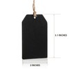 Boao 32 Pieces Mini Chalkboard Tags Bulk 2"x3.1" Wood Chalkboard