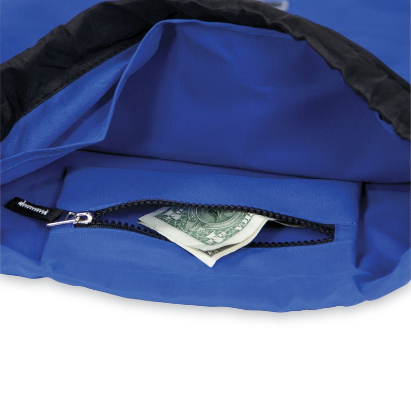 Blue Lightweight Children's Drawstring Athletic Backpack by One Step Ahead