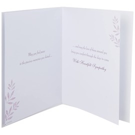 Regal Publishing C80803 Classic Symapthy Card Sad Loss of Your Mum,grey|white|pink,8 x 6 inches