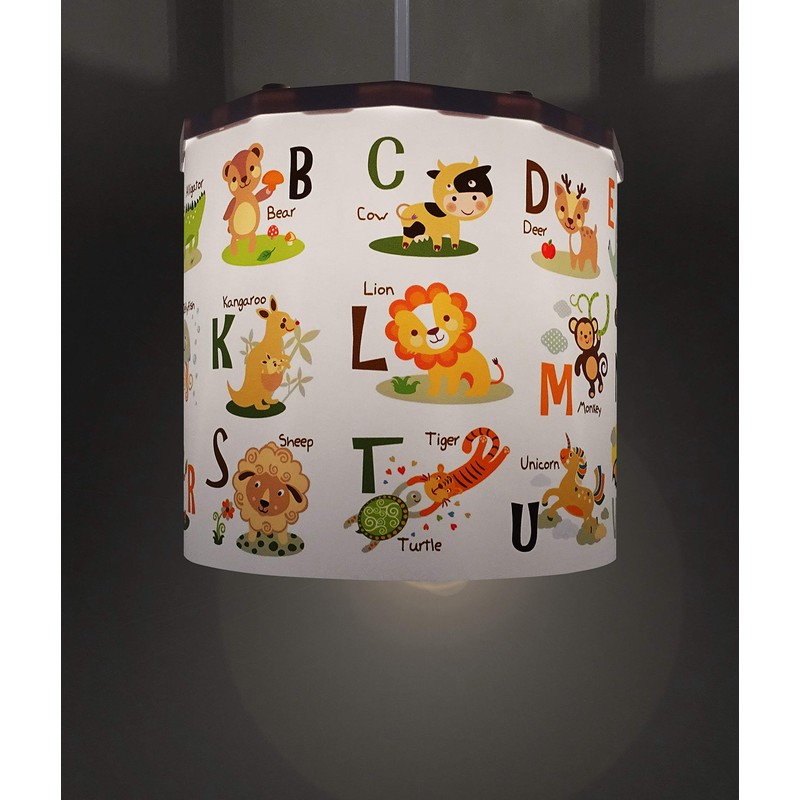 Ereki Ceiling Pendant Light Shade - Printed Colourful and Fun