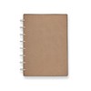 Levenger Circa Modern Sliver Foldover NB, Junior-Taupe Discbound Notebook