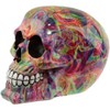 Puckator Rainbow Marble Effect Skull Ornament - Home Decoration -