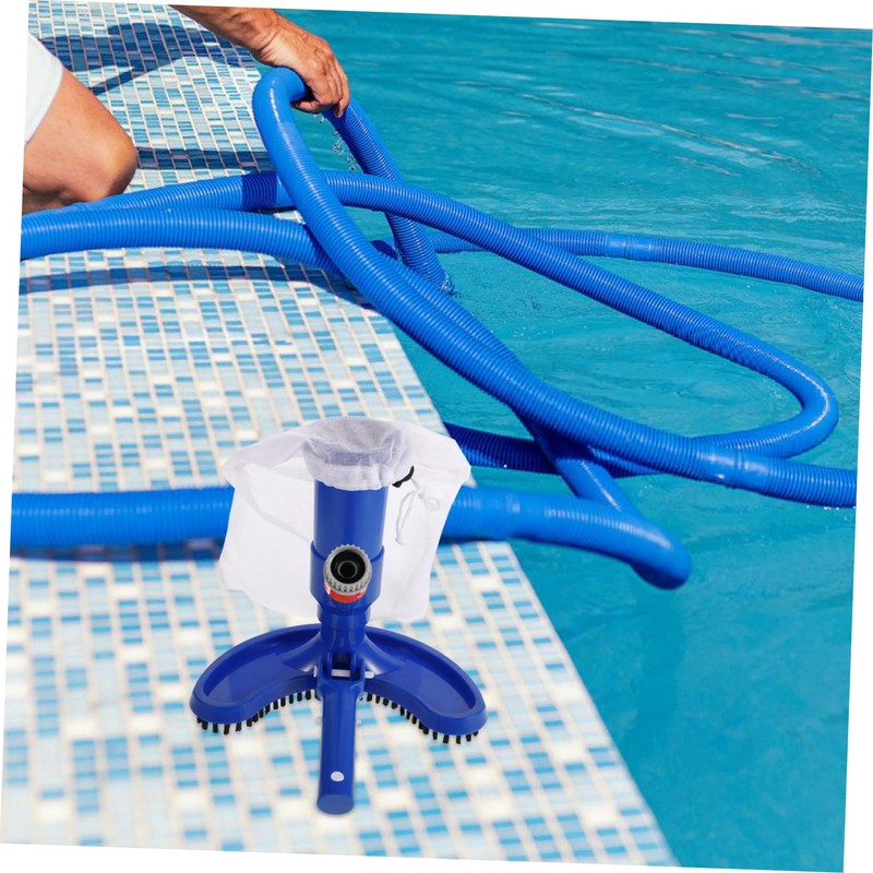 WHAMVOX Pool Vacuum Head with Side Brush Durable Cleaning Tool