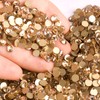 Towenm Glass Flatback Rhinestones, 200PCS SS30 6.5mm Flat Back Crystals