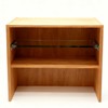 Biutimarden 11.81” Tempered Glass Niche Shelf with 4 Small Brackets