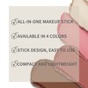 Boobeen Multi Stick Bronzer Highlighter Blush Stick, Cream Blush Contour