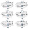 Hromee Mounting Clamps Low Pro for Truck Topper Cover, Cap,