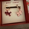 Betsey Johnson Gingerbread Huggie Drop Earrings (One Size, Gingerbread Mismatch
