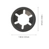 MUCKLILY 210 Pcs Internal Tooth Locking Washers Carbon Steel Bearing
