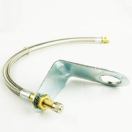 Quick Pressure QP-000250-Flange Stainless Steel 250 mm/9.84" Flexible Braided Wire Valve Stem Extension