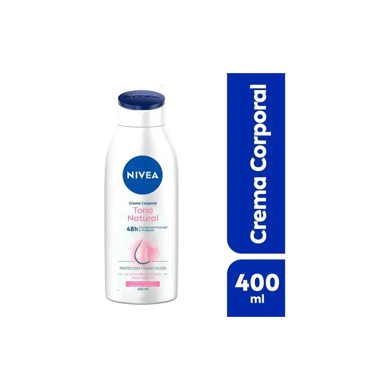 Nivea Crema Corporal Humectante Aclarado Natural 400 Ml - -