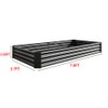 Aursrenty Raised Garden Bed Kit, One Size, Black