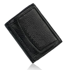 Aucuu Women's Small Purse, Women's PU Leather Wallet with Coin Compartment and RFID Protection, High-Quality Women's Mini Wallet with Credit Card Holder, Fashion Small Purse for Women Girls, black,