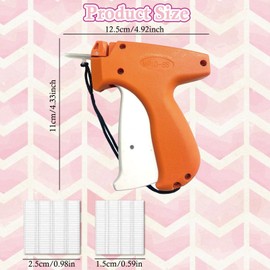 Quick Clothing Fixer, Quick Repair Sewing Machine, Instant Stitch Tool with 50 Bear Buckles and 660 Plastic Needles, Micro Stitch Gun for Emergency Repairs and DIY Projects