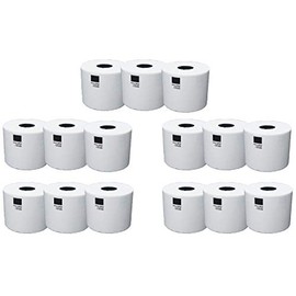 15 Rolls Brother Compatible DK 22205 62mm x 30.48m Postage Shipping Address Labels (Continuous Roll) DK22205