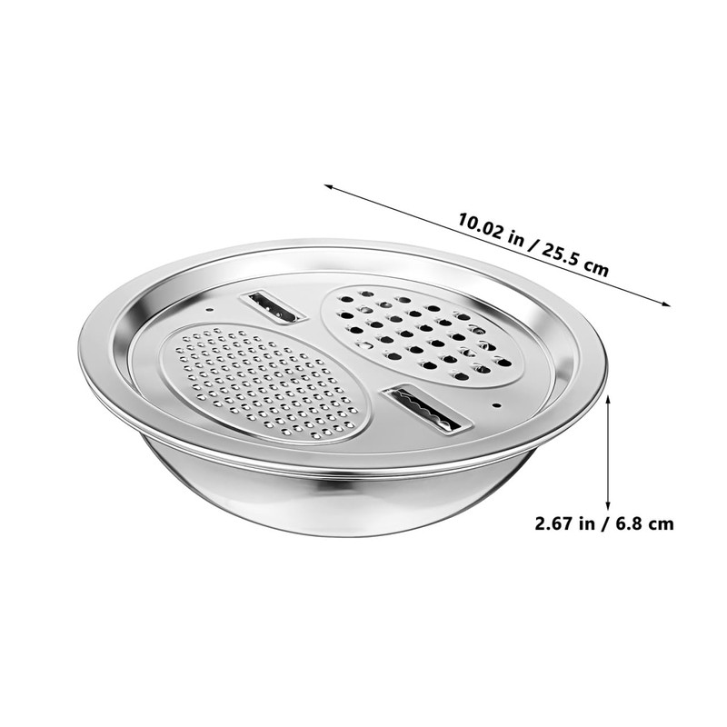 iplusmile Stainless Steel Drain Basket 10 Inch Colander Bowl Combo