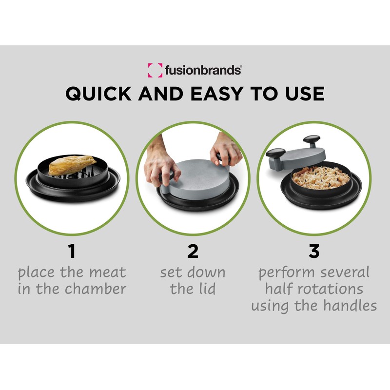 FusionBrands ShredMachine-The Quick, Easy to Use Alternative to Bear Claws
