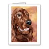 DJ Rogers Fine Art Irish Setter - Set of 10