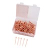 250Pcs Horseshoe Nails Copper Plated Rustproof Equestrian Riding Equipment Pet