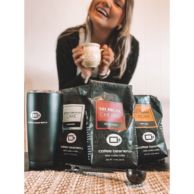 Coffee Beanery Michigan Cherry Flavored Coffee (Whole Bean) - 100%