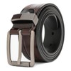 TOUGERJOY Full Grain Leather Belt for Men with Single Prong
