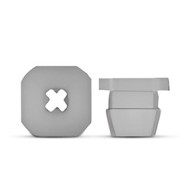 MAIN ST COLLECTIVE 50 Pcs Natural Nylon Grille Grommets - 8 Screw Size, 9/32" Stem, 7/16" Head, 5/16" Hole, Fit for GM - Ideal for Grille and Bumper Automotive Fastening, Retainers, Repair Tools