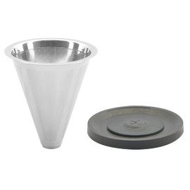 Captain Stag UE-3622 Outdoor Coffee Dripper Set, Scented for Vacuum Double Double Tumbler 240, Stainless Steel