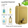 VANNSOO Wall Mounted Hand Soap Dispenser Bathroom, 1200ml 40oz Commercial