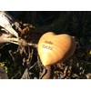 Thankgoods Wooden Heart Worry Stone - Say it with Heart,