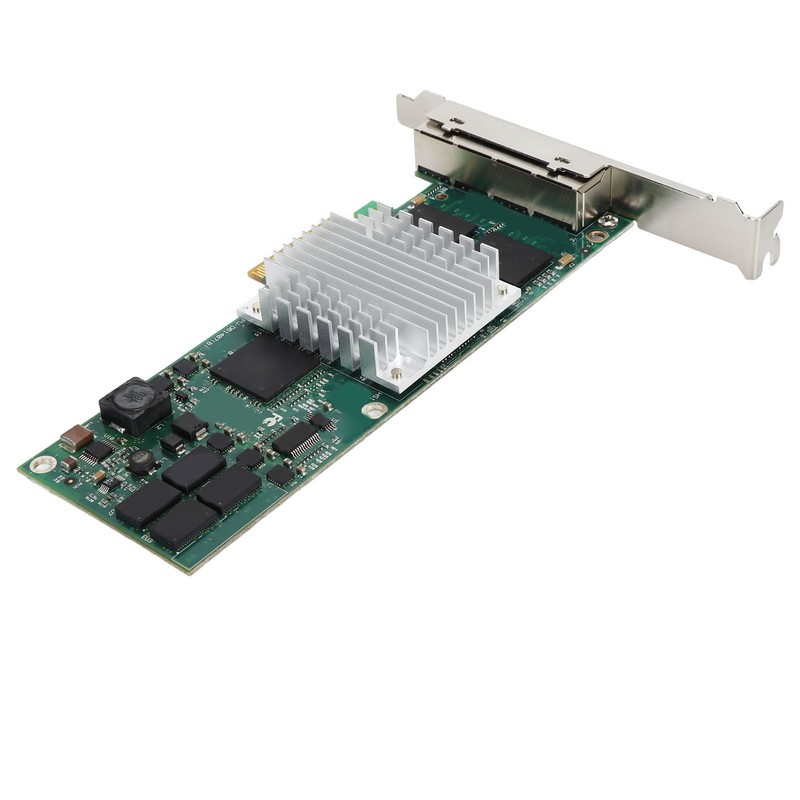 Gigabit Network Card 4 RJ45 Port PCIE X4 10Mbps 100Mbps