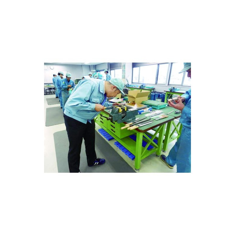 TRUSCO File Wooden Handle, Medium, Total Length: 4.5 inches (115