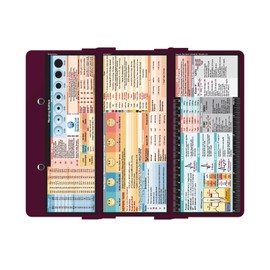Whitecoat Clipboard® Trifold - Wine Medical Edition
