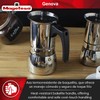 MAGEFESA Genova Stovetop Espresso Maker, 10 Cups/17 oz, 18/10 Stainless