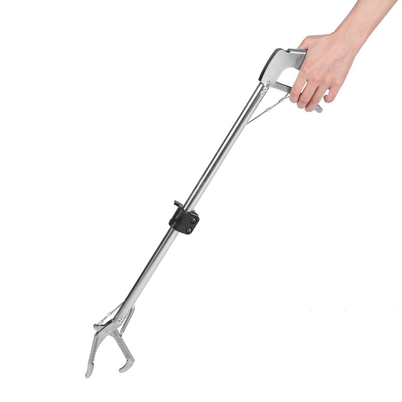 Snake Tong Foldable Snake Catcher Reptile Grabber Tool With Lock