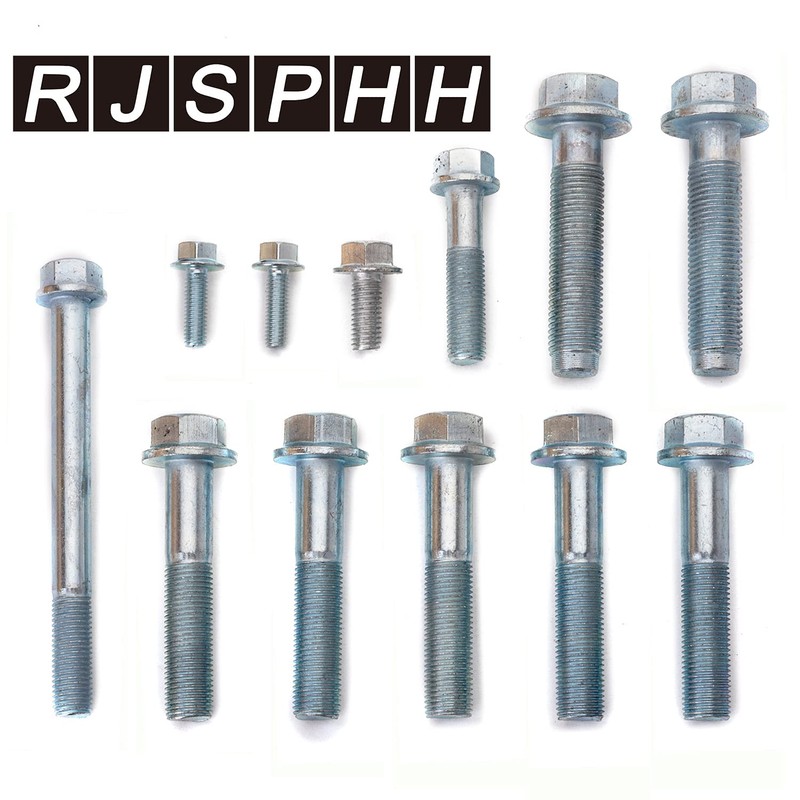 RJSPHH Compatible 12Pcs Transmission Bolt Kit Fit Replacement For Honda